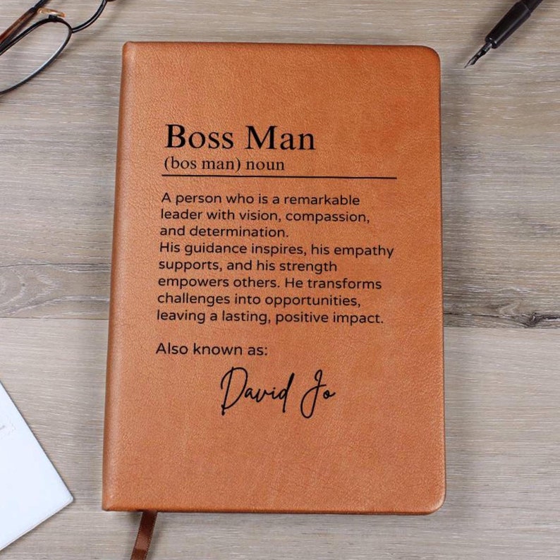 Custom Journal -Boss Man Journal