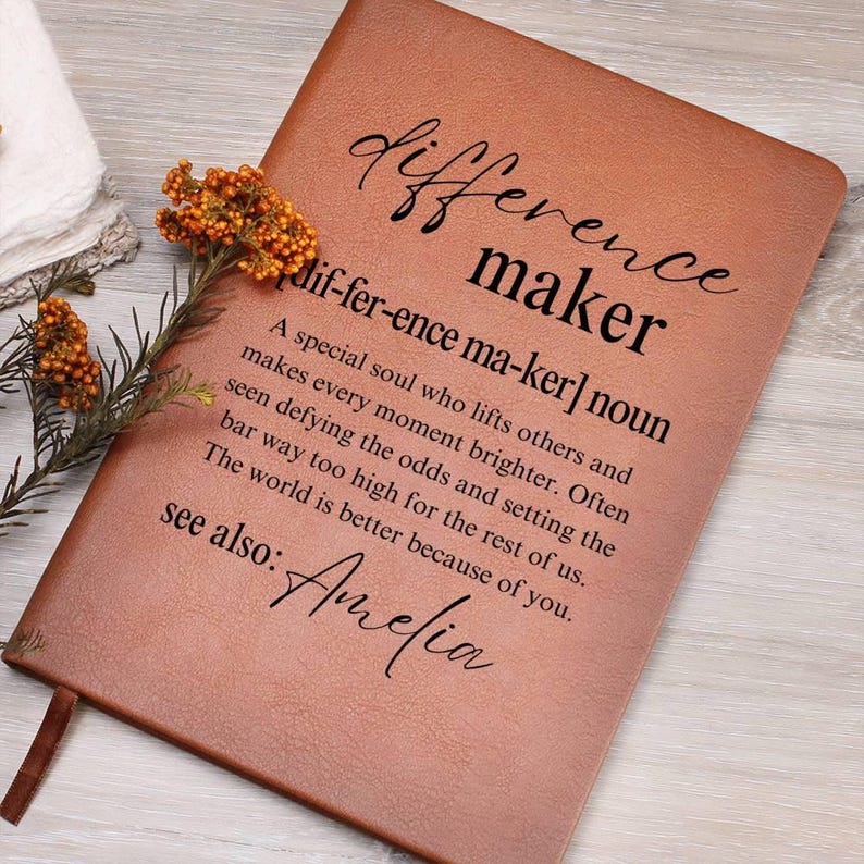 Personalized Difference Maker JournalⅡ