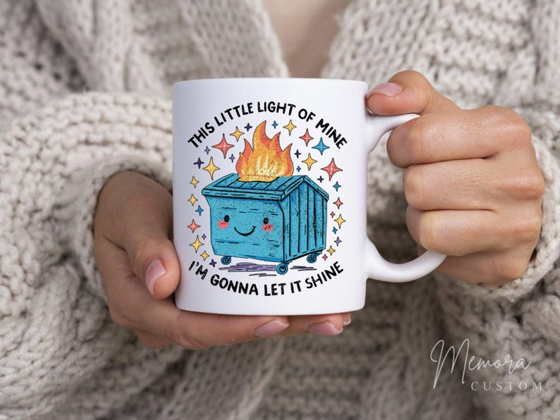 Funny Dumpster Firefighter Mug III