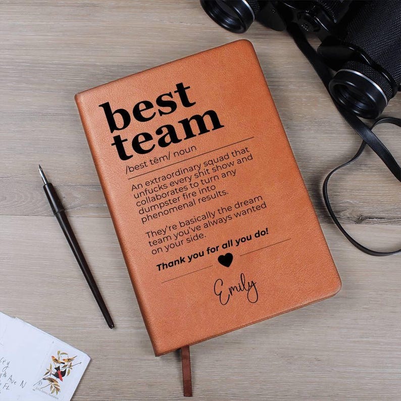 Custom Journal -Best Team Definition Journal