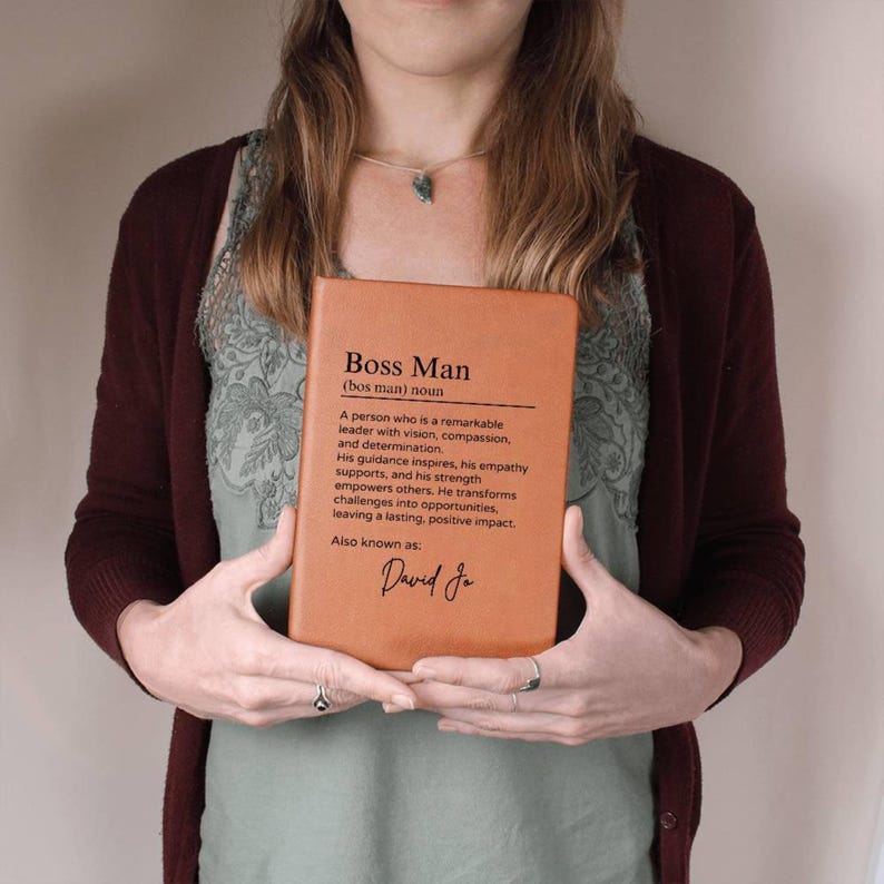 Custom Journal -Boss Man Journal