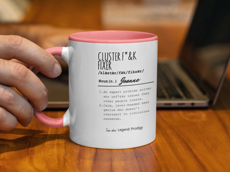 Personalized Funny Cluster F*ck Fixer Mug