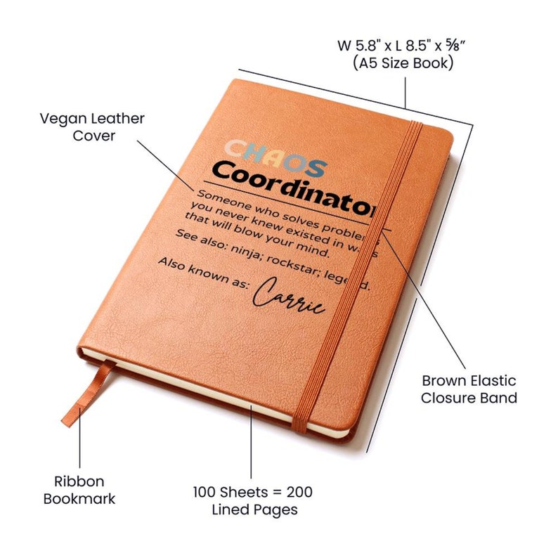 Custom Journal -Chaos Coordinator Journal