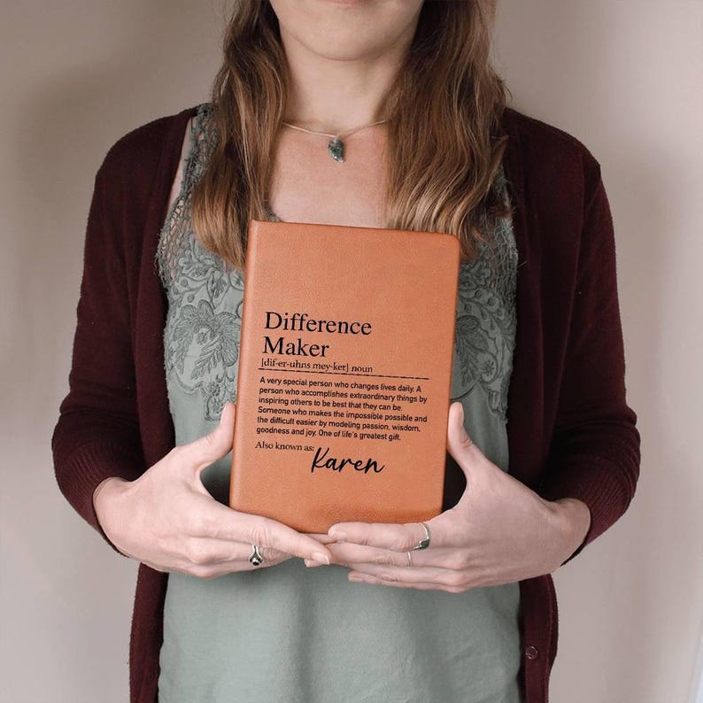 Personalized Difference Maker Journal