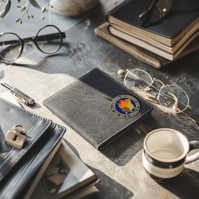 Dumpster Fire Embroidered Patch