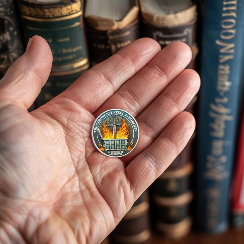Dumpster Fire Challenge Coin Ⅳ