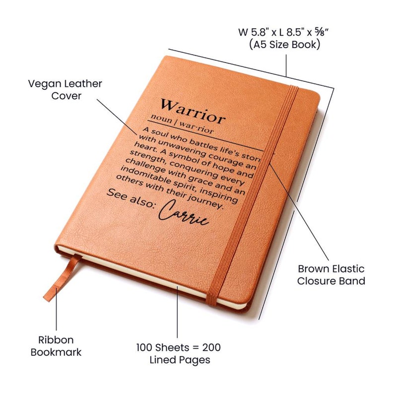 Custom Journal -Warrior Journal