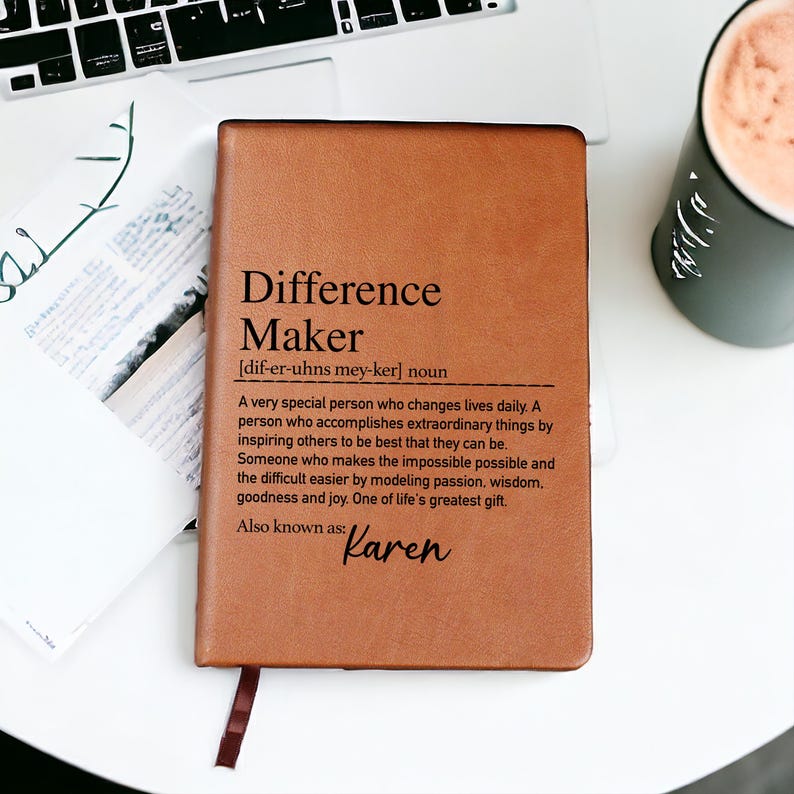 Personalized Difference Maker Journal