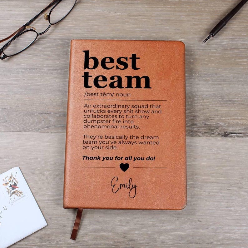 Custom Journal -Best Team Definition Journal