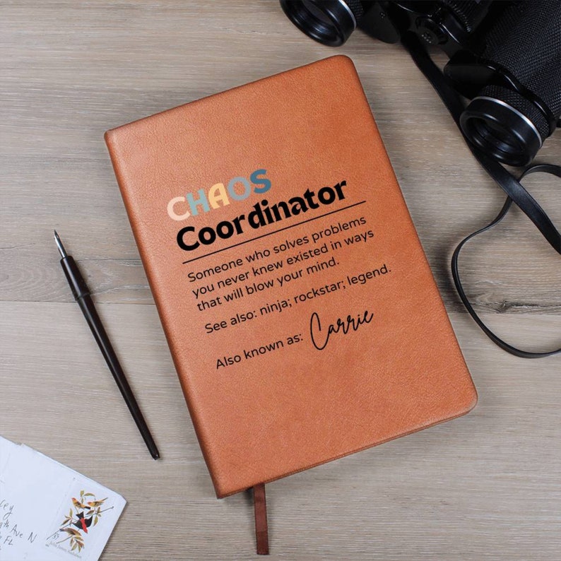 Custom Journal -Chaos Coordinator Journal