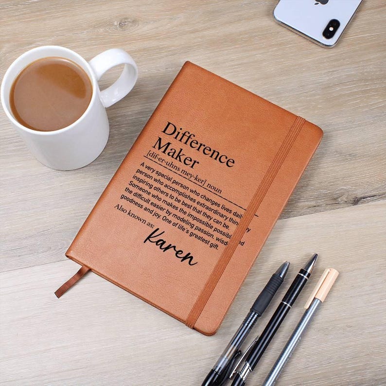 Personalized Difference Maker Journal