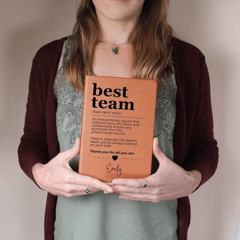 Custom Journal -Best Team Definition Journal