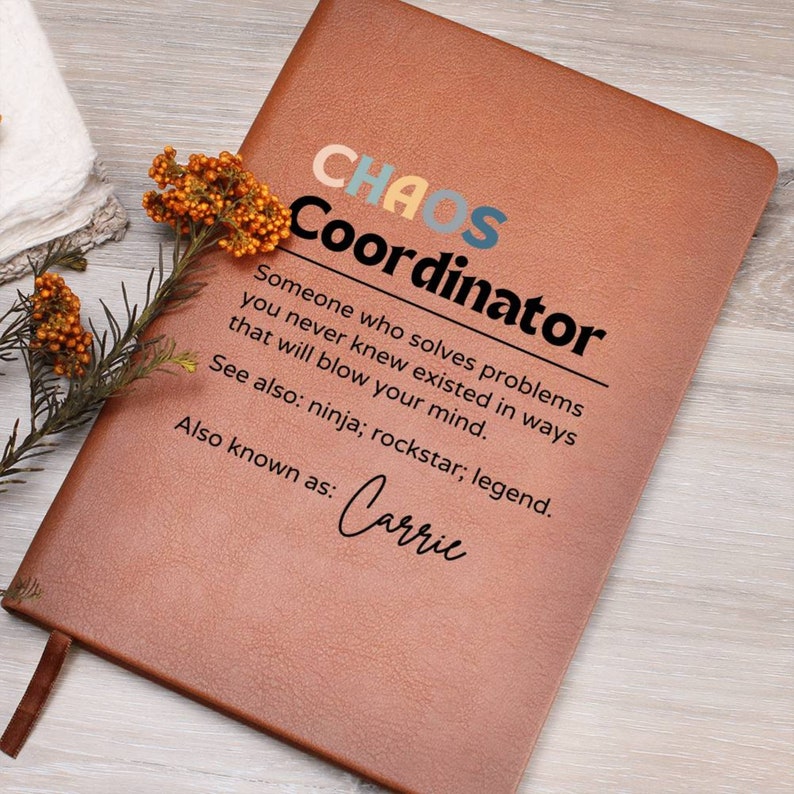 Custom Journal -Chaos Coordinator Journal