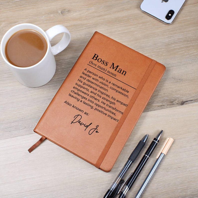 Custom Journal -Boss Man Journal