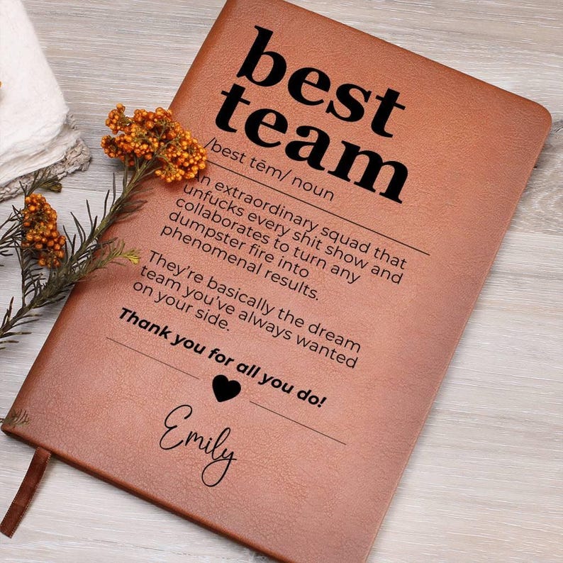 Custom Journal -Best Team Definition Journal