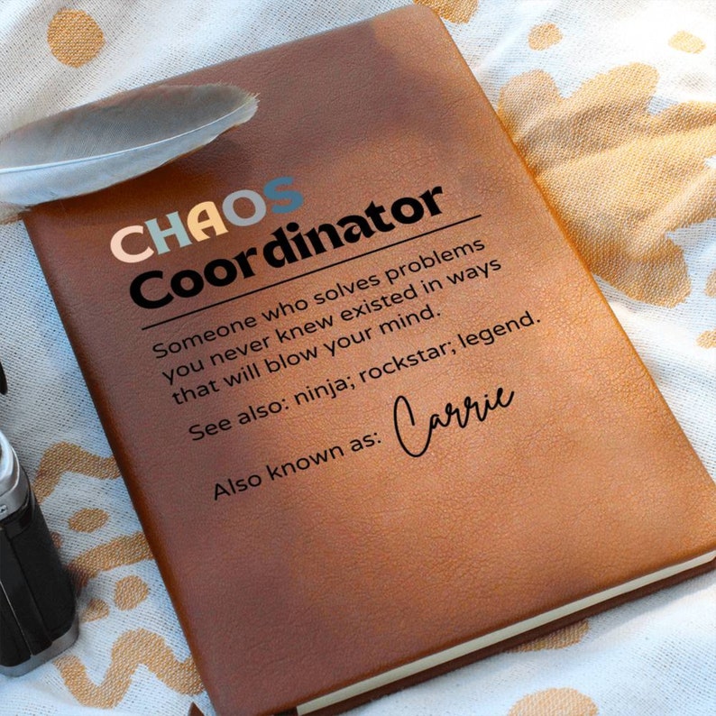 Custom Journal -Chaos Coordinator Journal