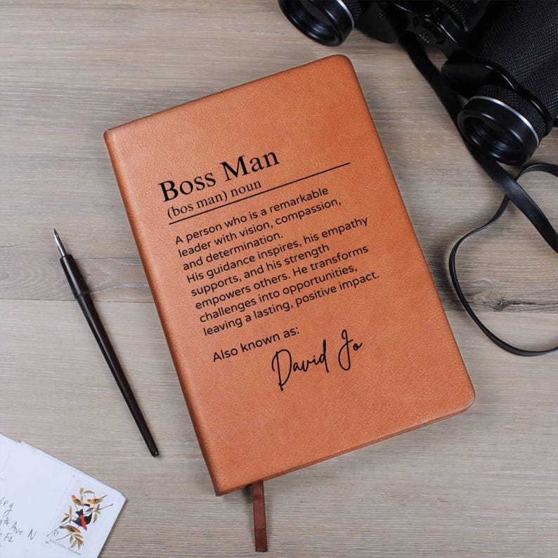 Custom Journal -Boss Man Journal