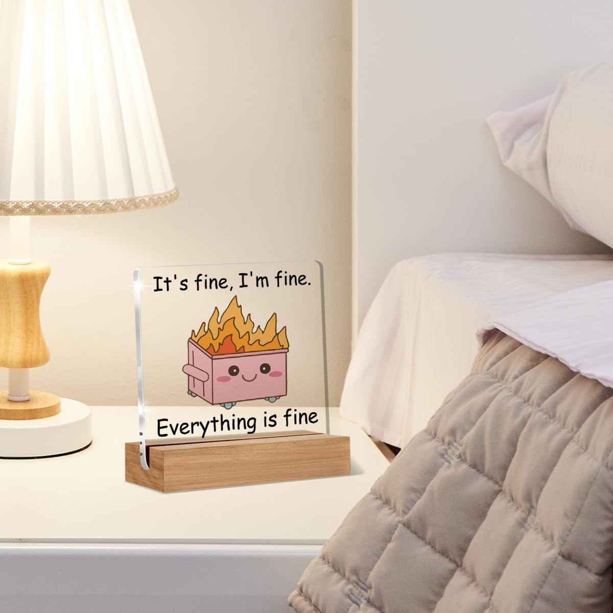 Dumpster Fire Desk Decor