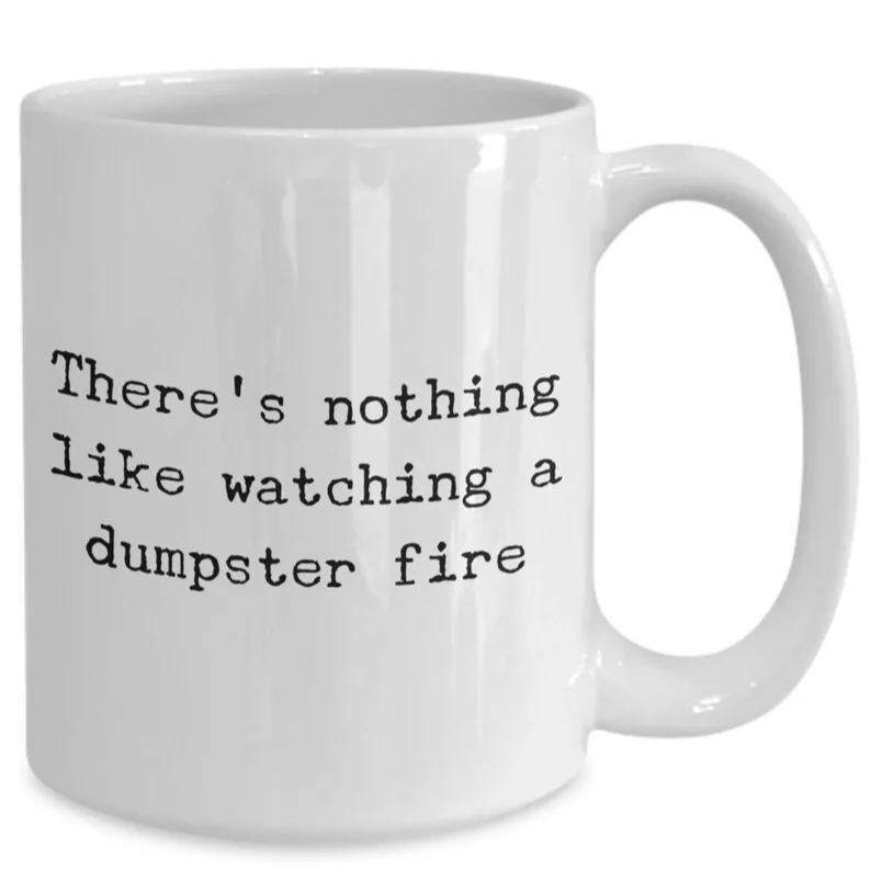 Dumpster Fire Mug Ⅷ