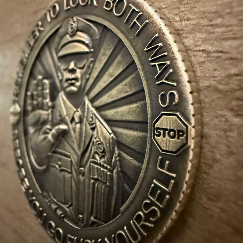 Go F*ck Yourself Brass Challenge Coin