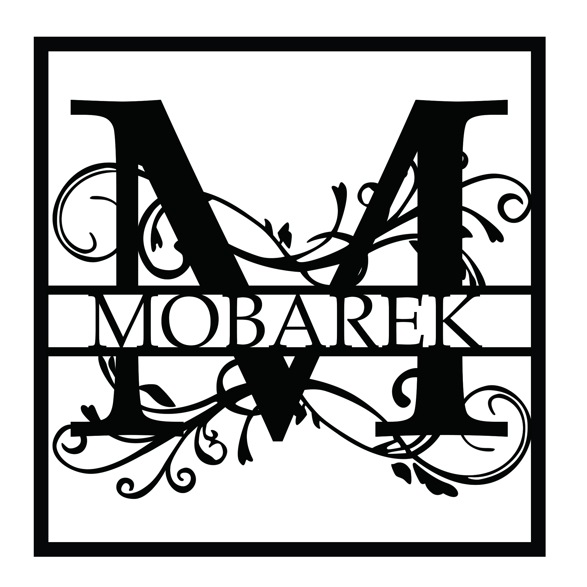 💕Personalized metal letter art 💕Customize the name you want🎁【Buy 2 free shipping】