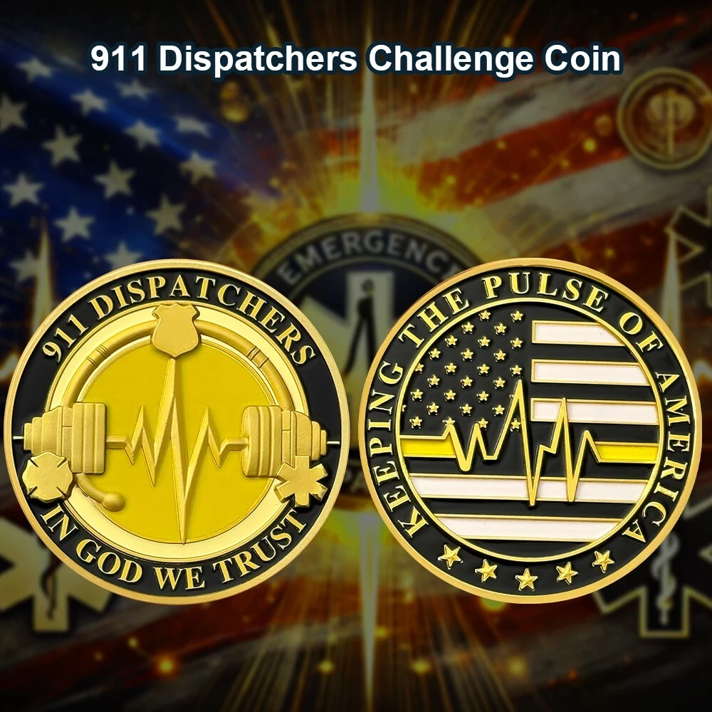 911 Dispatchers Challenge Coin 