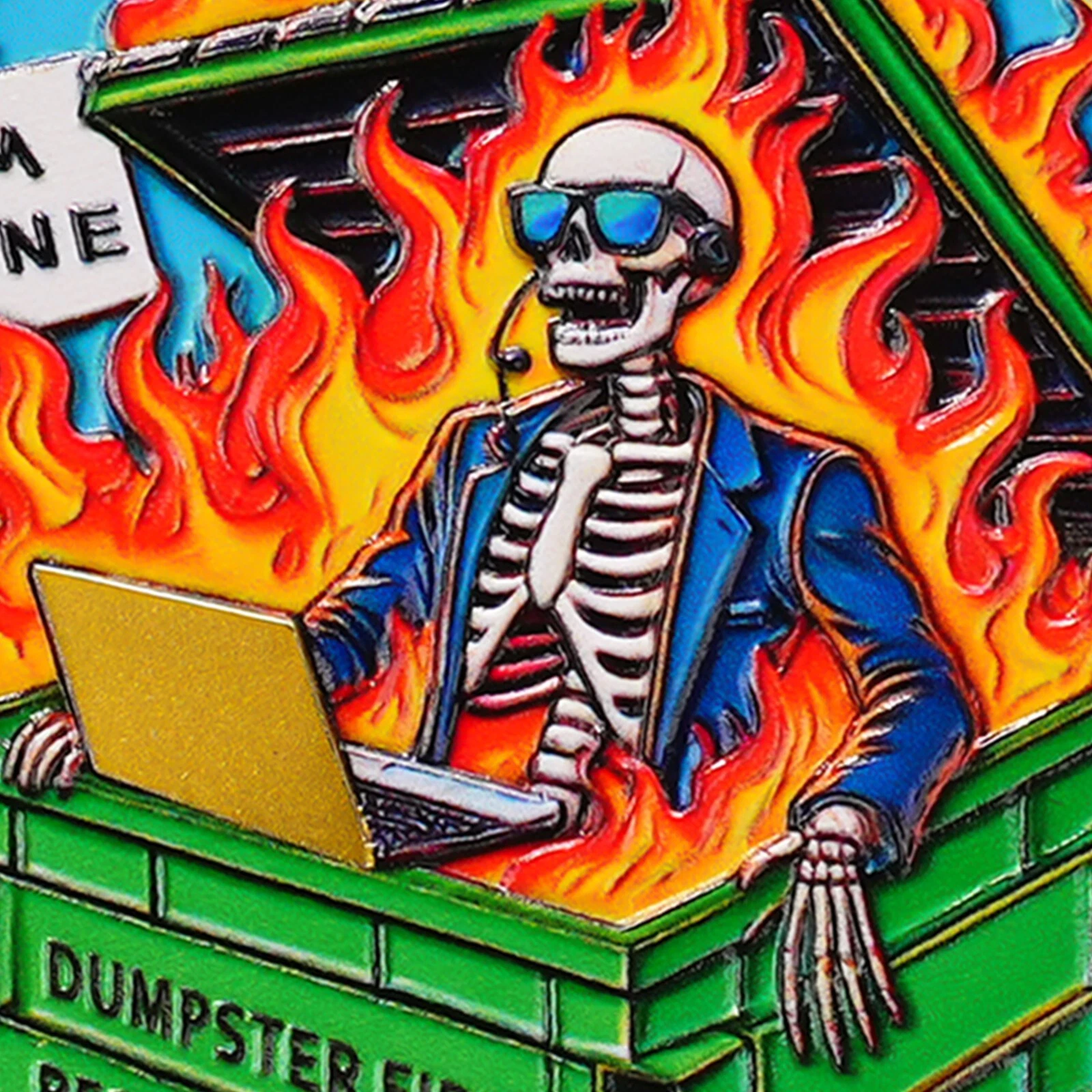 Dumpster Fire Response Team Coin