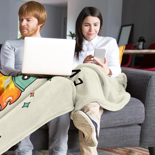 Emotional Support Dumpster Fire Gifts Blanket