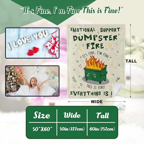 Dumpster Fire Gifts Blanket