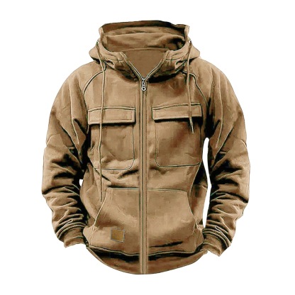 Last Day 70% Off - Men's Loose Fit Half Zip Sweatshirt Hoodie