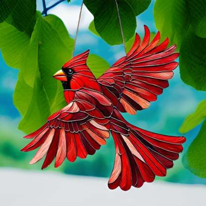🔥Winged Cardinal Christmas Ornaments