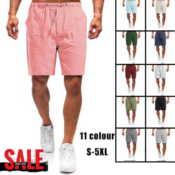 (🎁2024 New Year Hot Sale🎁)Men's Cotton and linen loose casual shorts