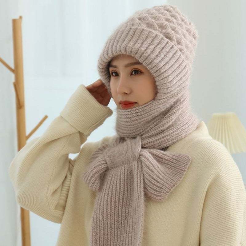 🎁🎄Winter Hot Sale ⚡ 60% OFF 🔥 Integrated Ear Protection Windproof Cap Scarf