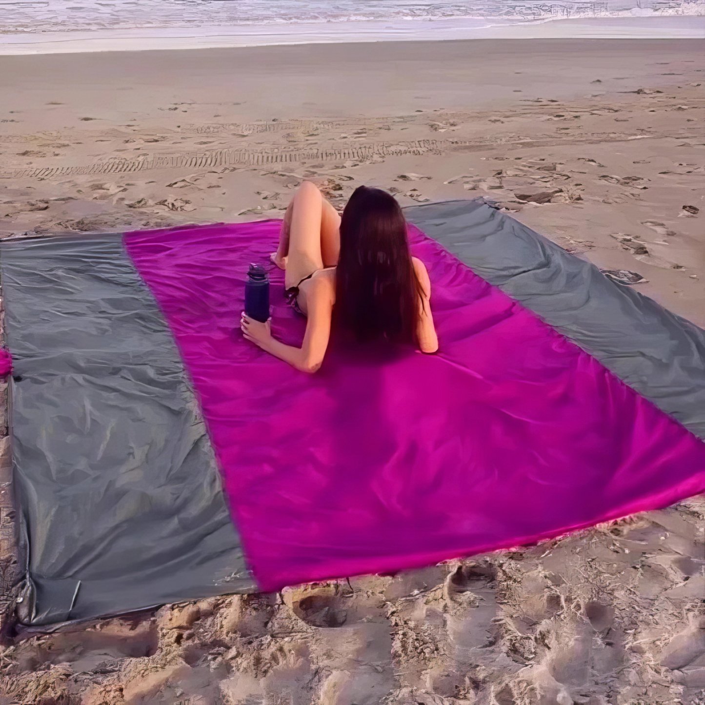 🏆LAST DAY SALE 49% OFF🤽‍♂️Sandproof Beach Blanket👨‍👩‍👧‍👦