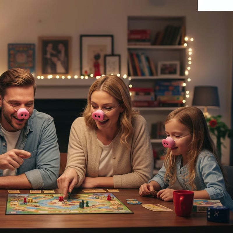 Piggy Nose Puzzle & Game Set