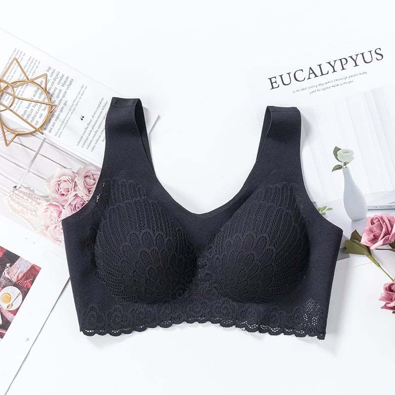 🔥2023 Hot Sale 49% OFF🔥 Latex 4.0 Graceful Anti-saggy Breathable Lace Large Size Bra