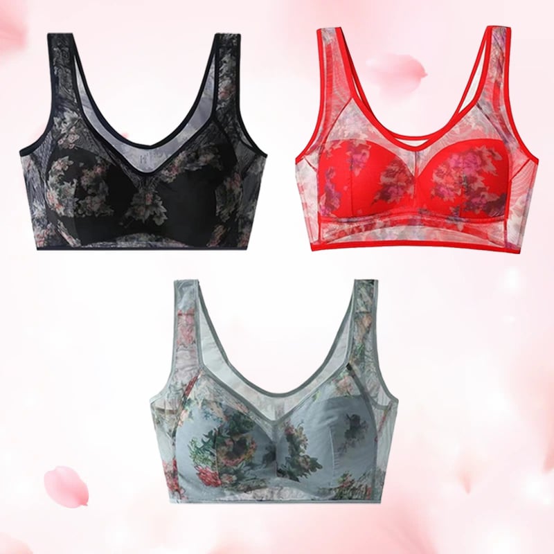 🔥LAST DAY BUY 1 GET 3 PACKS🔥Comfortable lace bra without buttons