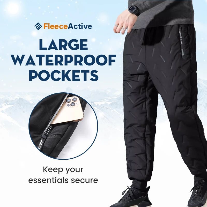 🎁🎉Winter Sale 49%OFF🔥 Unisex Fleece-Lined Waterproof Pants