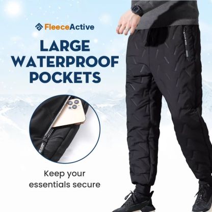 🎁🎉Winter Sale 49%OFF🔥 Unisex Fleece-Lined Waterproof Pants