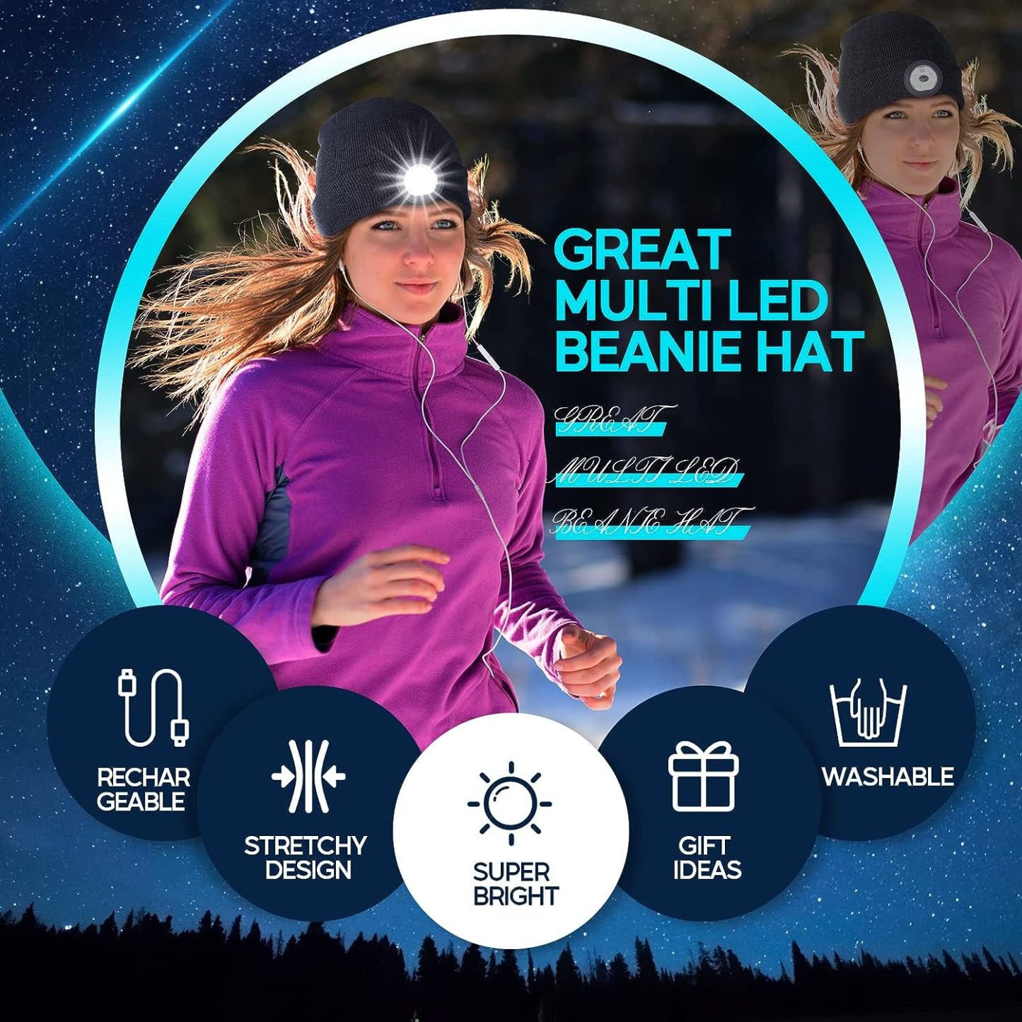 🎄WINTER HOT SALE NOW - 48% OFF - LED Beanie™ 2.0