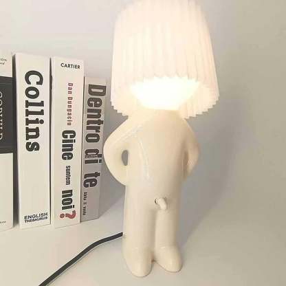 💖Creative Shy Desk Lamp Bedside Night Lamp Little Naughty Boy Desk Lamp