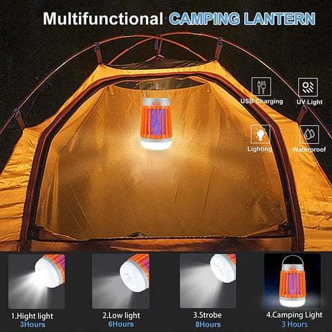 ✨Last Day 70% Off - Multifunctional Solar camping Mosquito Killer Lamp