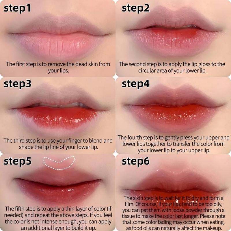 Long-Lasting Matte Lip Glaze Set – 6 Colors in One Box