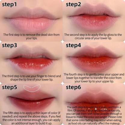 Long-Lasting Matte Lip Glaze Set – 6 Colors in One Box