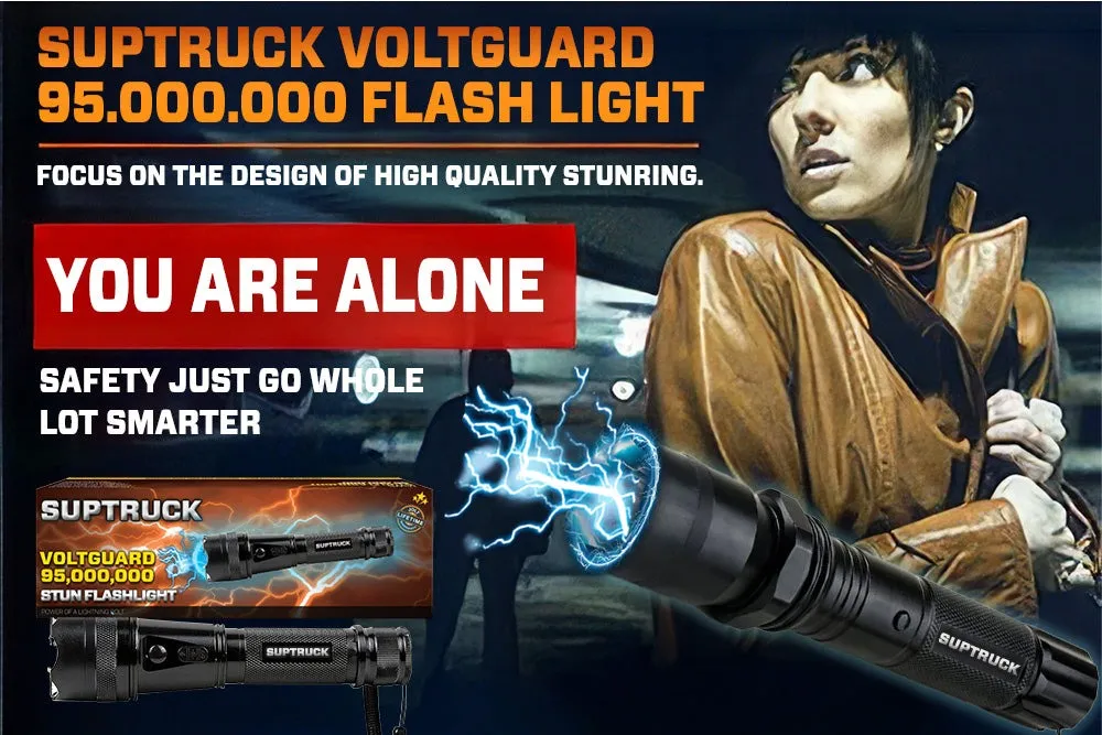 💥 2025 Flash Sale 75% OFF ️🔦 VoltGuard X95 Tactical Stun Flashlight ⚡ Light in Dark, Power in Danger