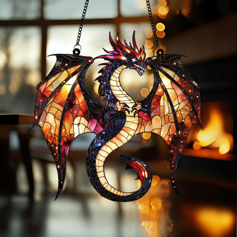 🐉Fantasy Dragon Acrylic Window Hanging🐉
