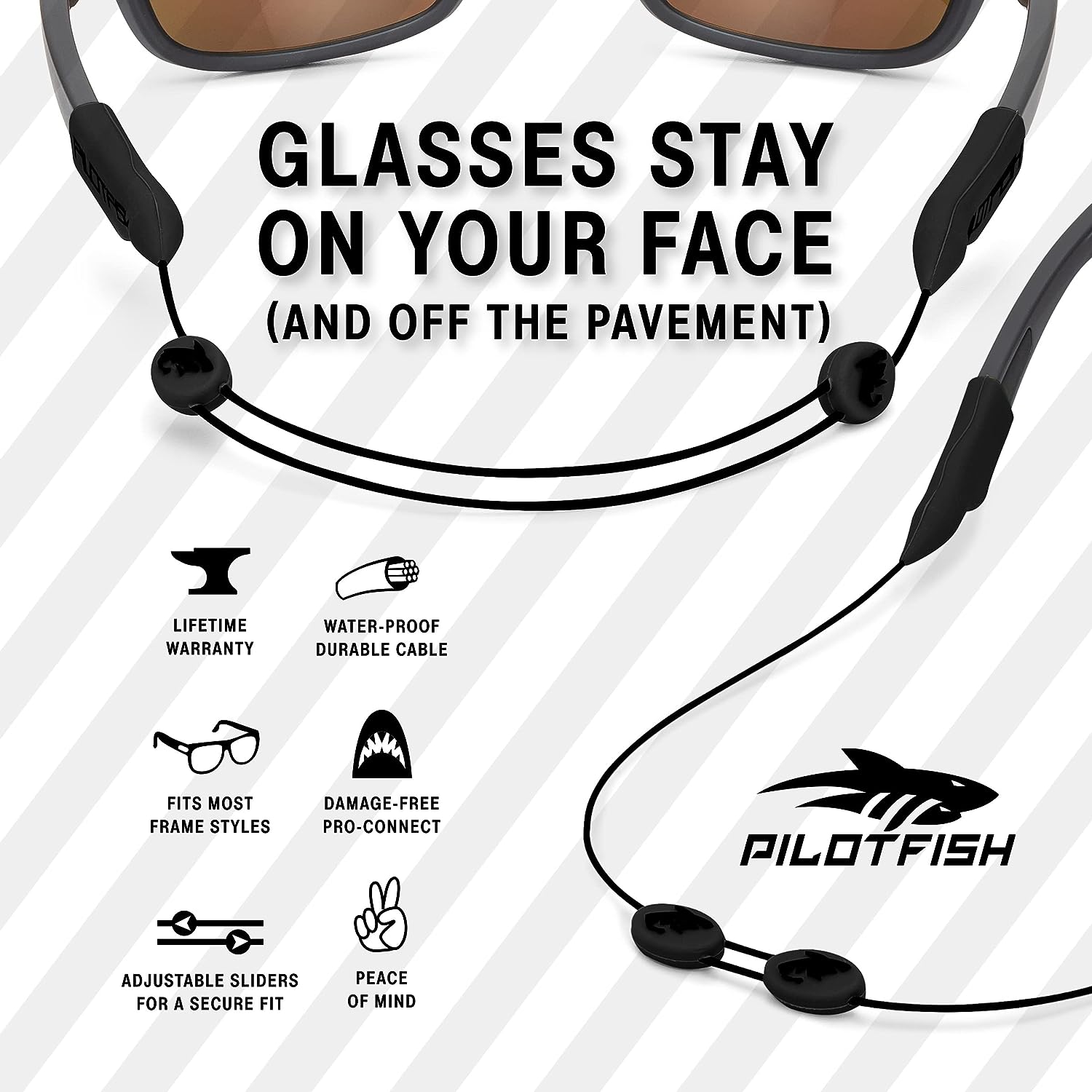 🔥The Best Eyewear Partners 🔥-Adjustable Eyeglass Retainer Strap