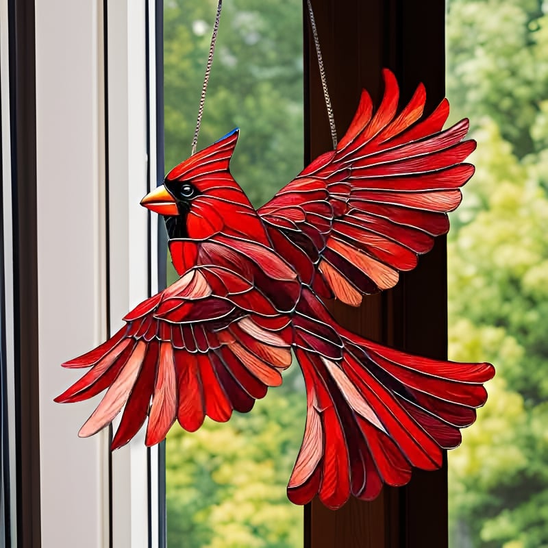 🔥Winged Cardinal Christmas Ornaments