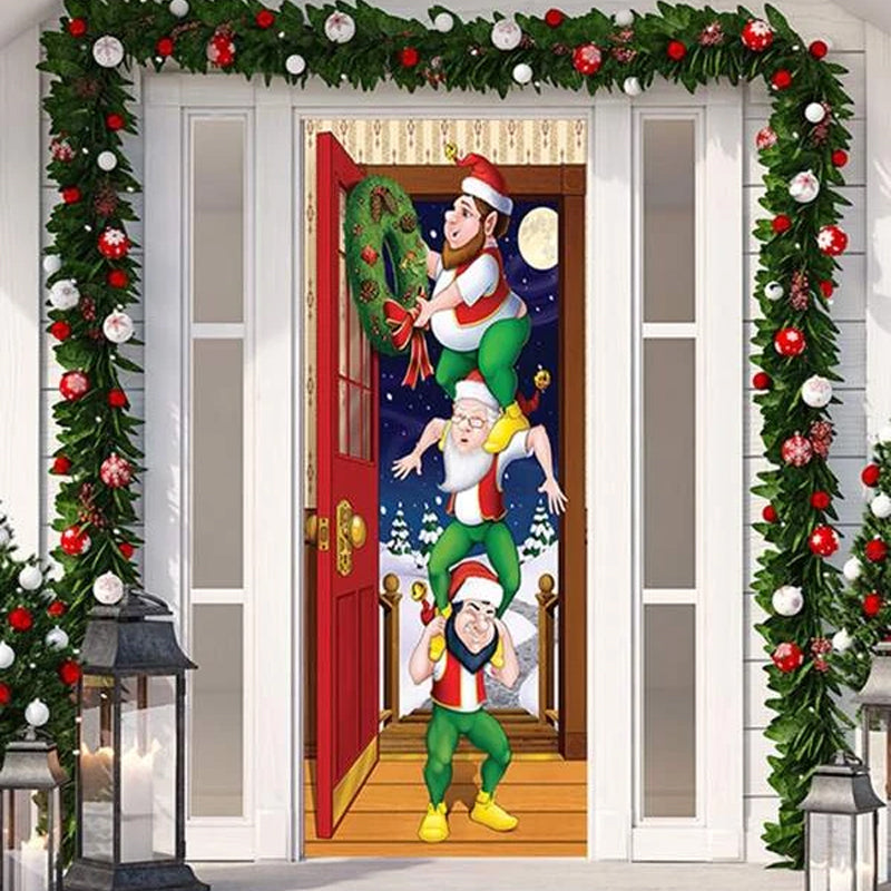 🎄Last Day Sale 70% OFF - Christmas 2023 Front Door Decoration🎅