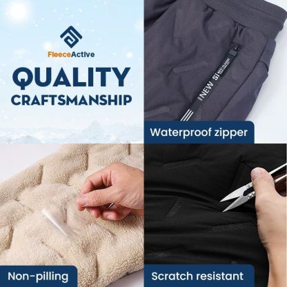 🎁🎉Winter Sale 49%OFF🔥 Unisex Fleece-Lined Waterproof Pants